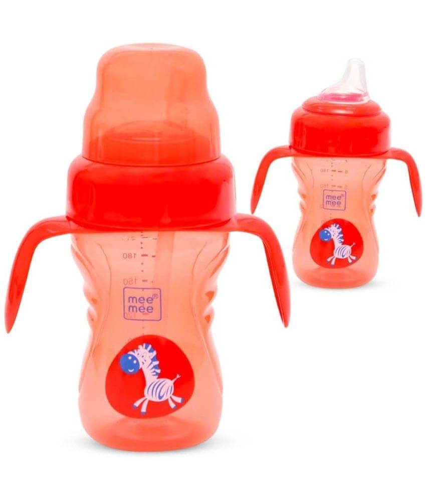 Mee Mee Red Plastic Spout Sippers Mee Mee Red Plastic Spout Sippers