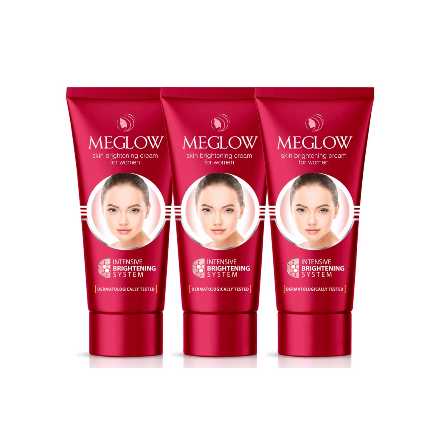 Meglow Fairness Cream for Women 50g (Pack of 3) 3 (150 g)