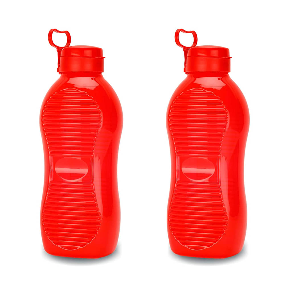     			Oliveware - Red Water Bottle 2000 mL ( Set of 2 )