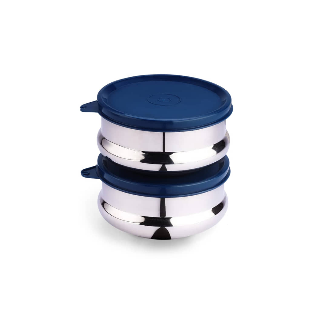 Oliveware - Steel Blue Food Container ( Set of 2 )