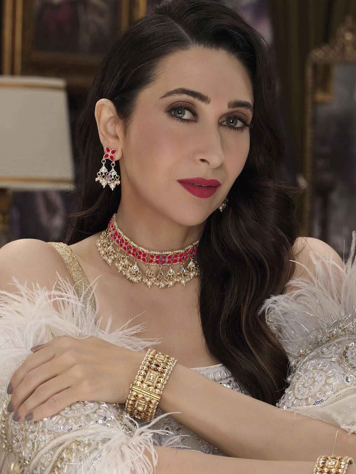     			Sukkhi Alloy Red Traditional Necklaces Set Choker