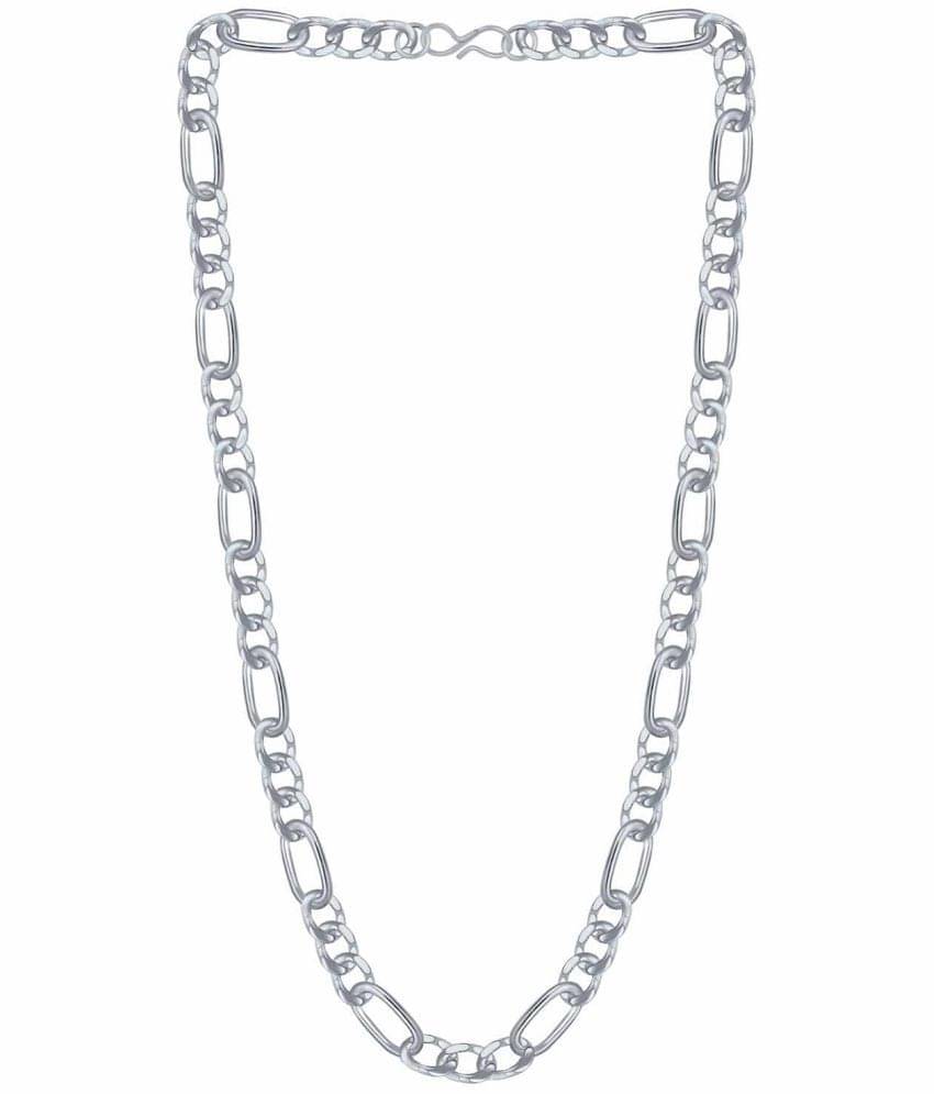 Silver Shine Silver Plated Chain ( Set of 1 ) Silver Shine Silver Plated Chain ( Set of 1 )