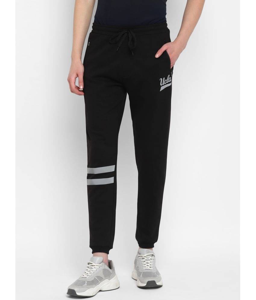     			UCLA - Black Cotton Blend Men's Sports Joggers ( Pack of 1 )