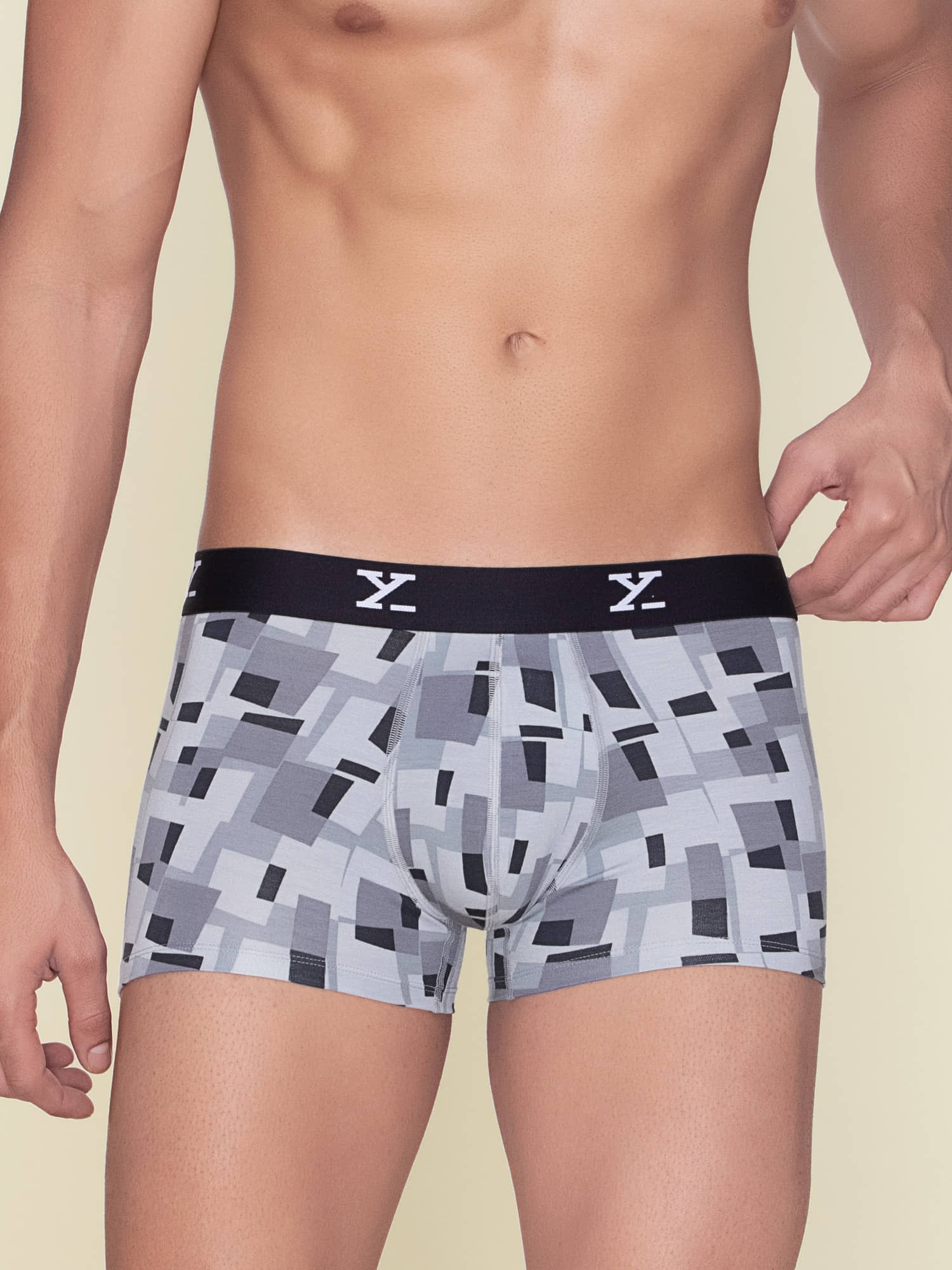 XYXX Pack of 1 Modal Trunks For Men's ( Light Grey )