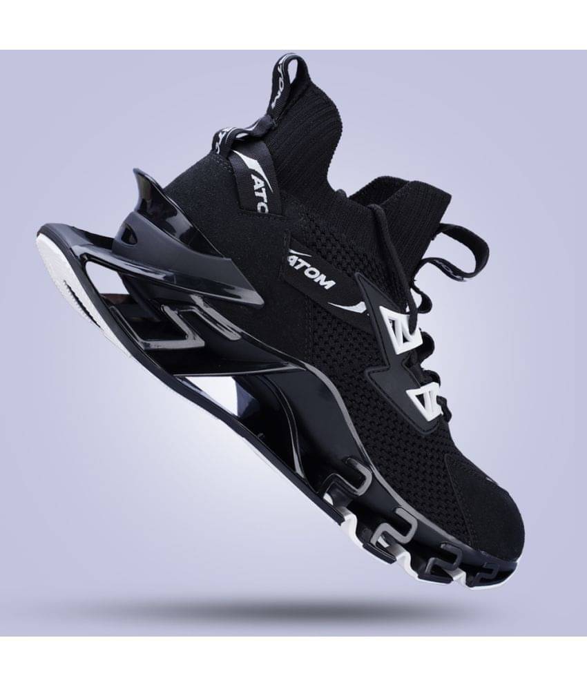     			ATOM Black Men's Sneakers