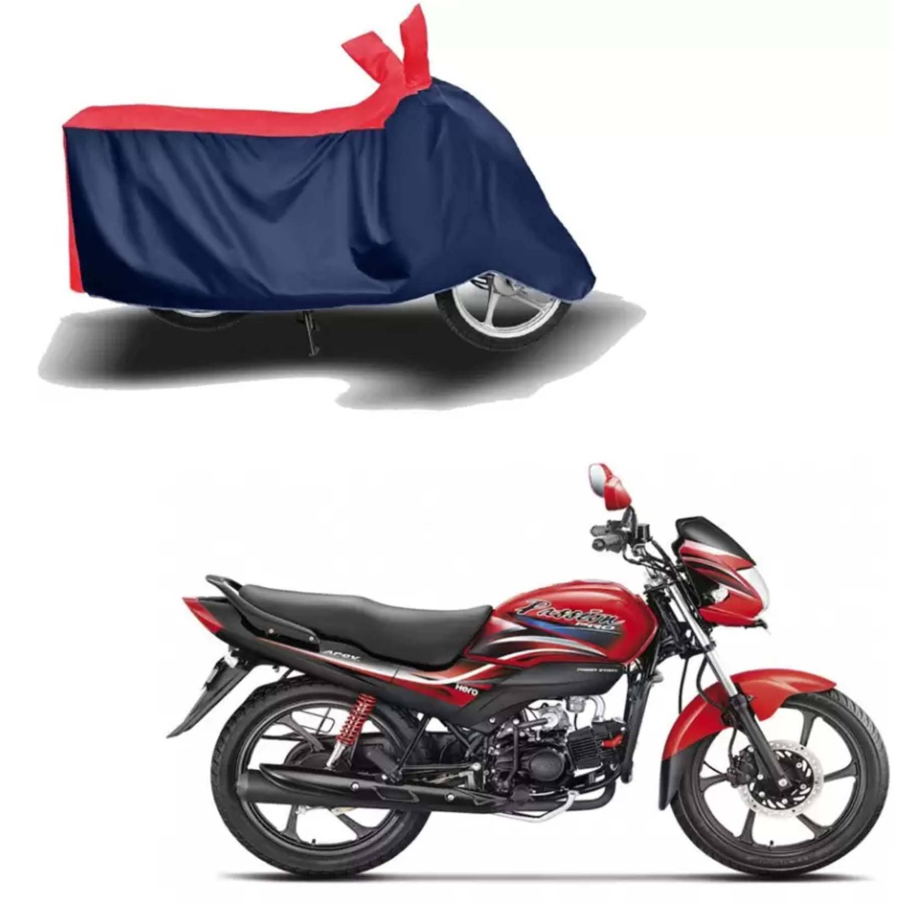 AutoRetail - Dust Proof Two Wheeler Polyster Cover With (Mirror Pocket) for Honda ( Pack of 1 ) , Multicolour