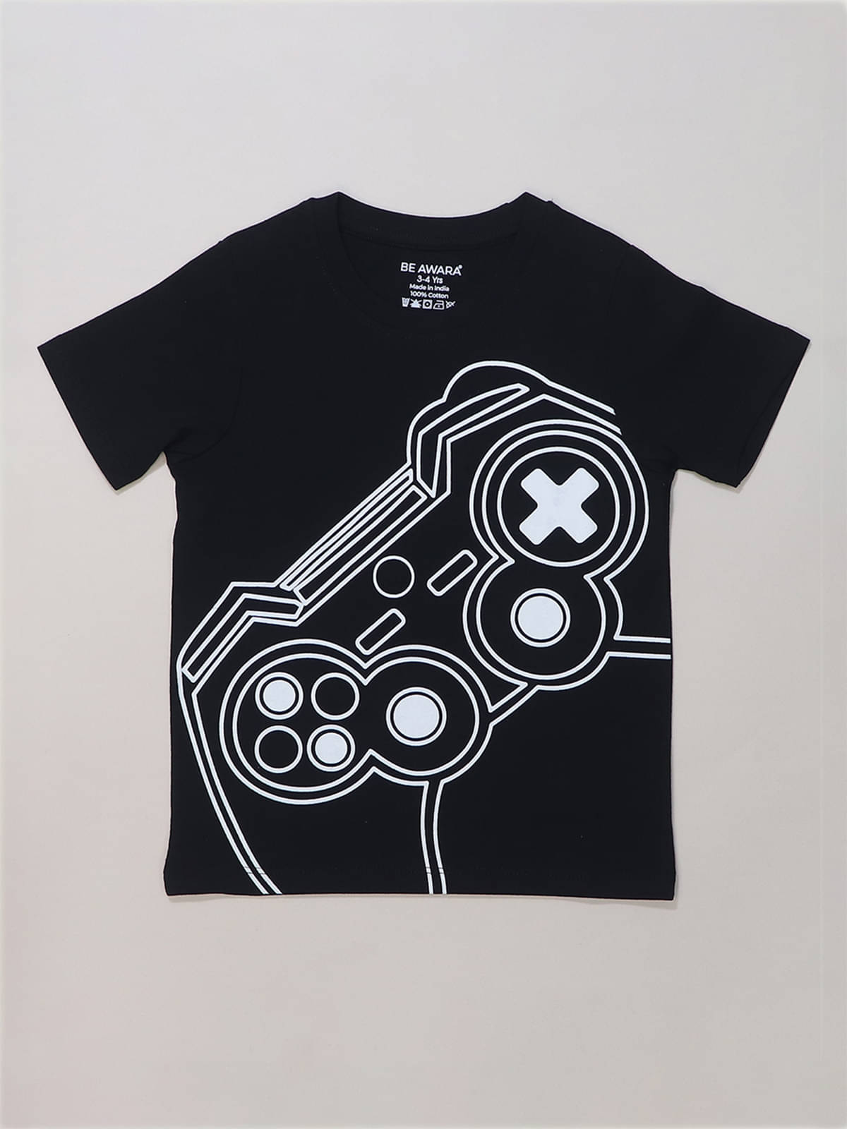     			Be Awara Pack of 1 Boys Cotton T-Shirt ( Black )