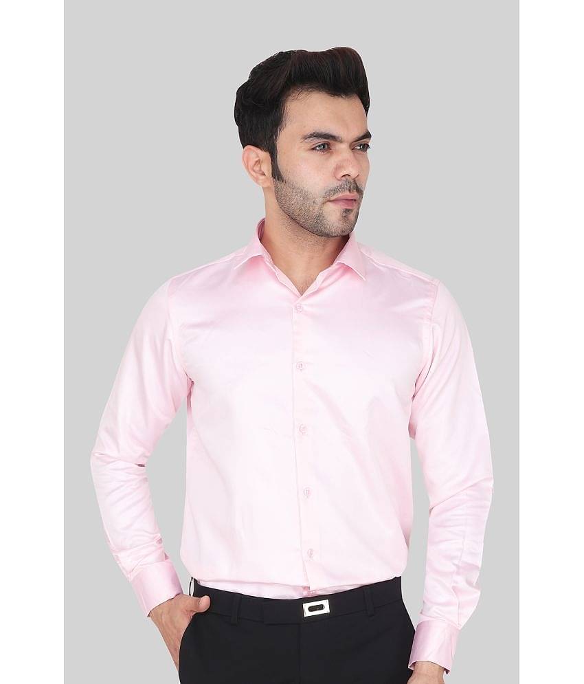 Comey Satin Slim Fit Solids Full Sleeves Men's Casual Shirt - Green ( Pack of 1 )