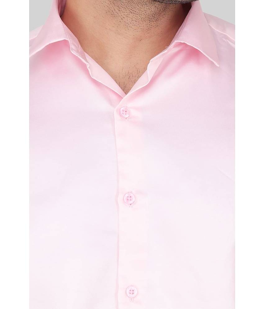 Comey Satin Slim Fit Solids Full Sleeves Men's Casual Shirt - Green ( Pack of 1 )