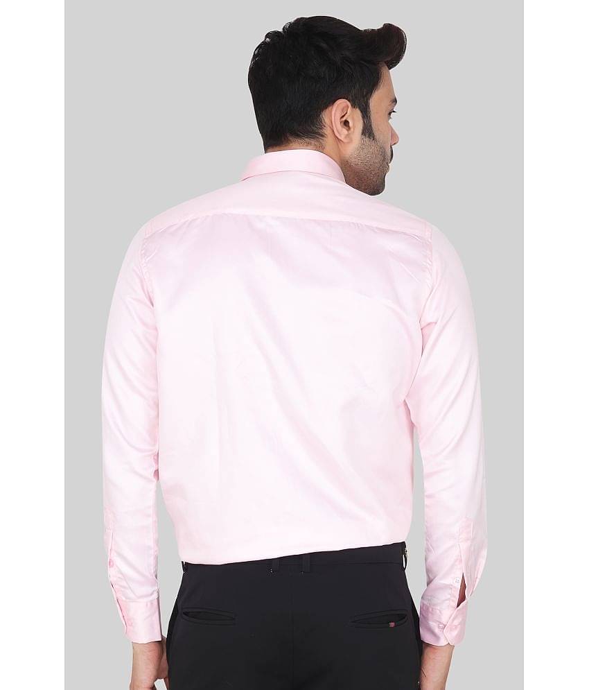 Comey Satin Slim Fit Solids Full Sleeves Men's Casual Shirt - Green ( Pack of 1 )