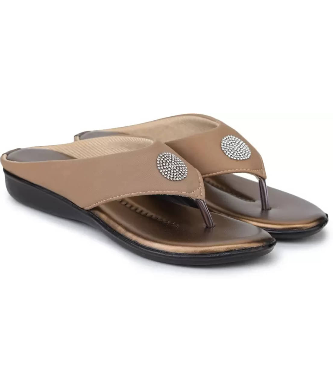     			D'casto Indiana - Brown Women's Slip On Heels