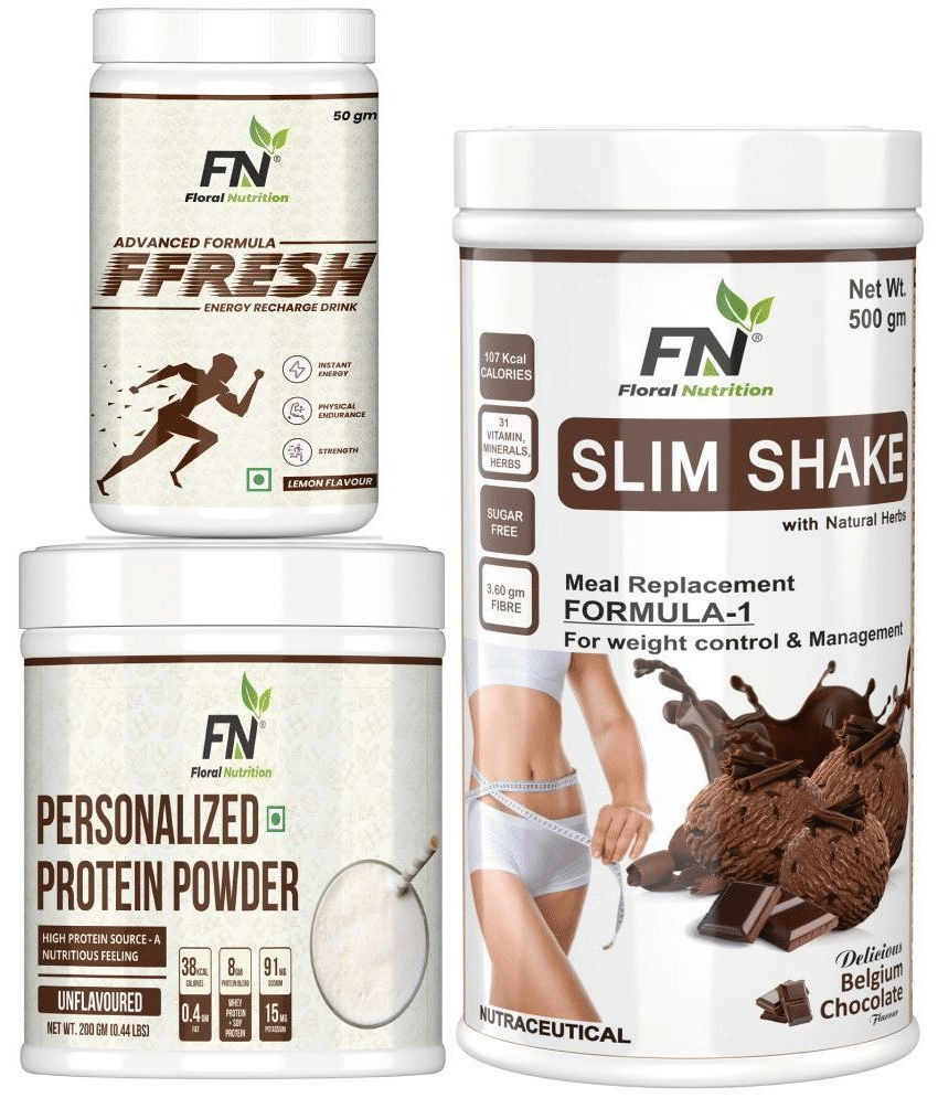 Floral Nutrition Formula-1, FFresh Lemon & Personalized Protein Powder 750 gm Chocolate Floral Nutrition Formula-1, FFresh Lemon & Personalized Protein Powder 750 gm Chocolate