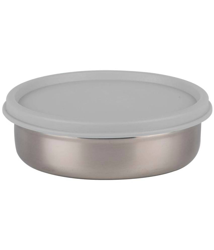     			Generic Stainless Steel Multi-Purpose Round Food Container 200ml, Grey, (2U)