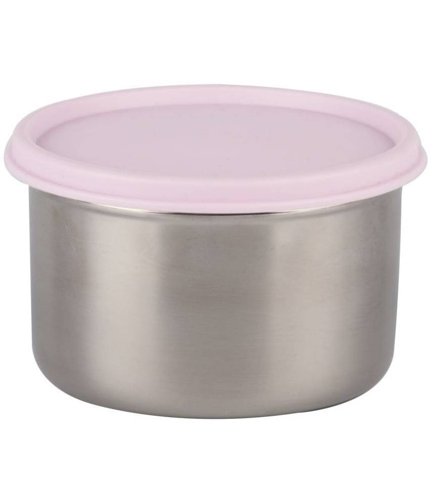     			Generic 500ml Stainless Steel Pink Food Container ( Set of 1 )