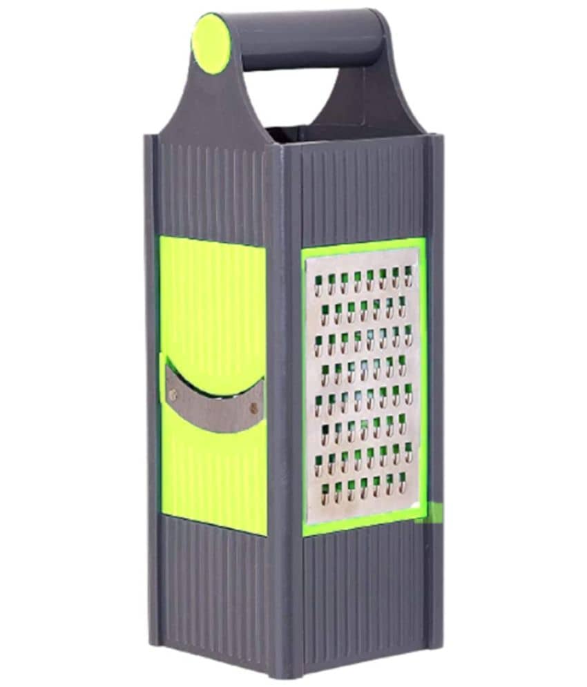 HomePro Kitchen Product combo Stainless Steel Blades 4 in 1 Grater/Slicer -Yellow