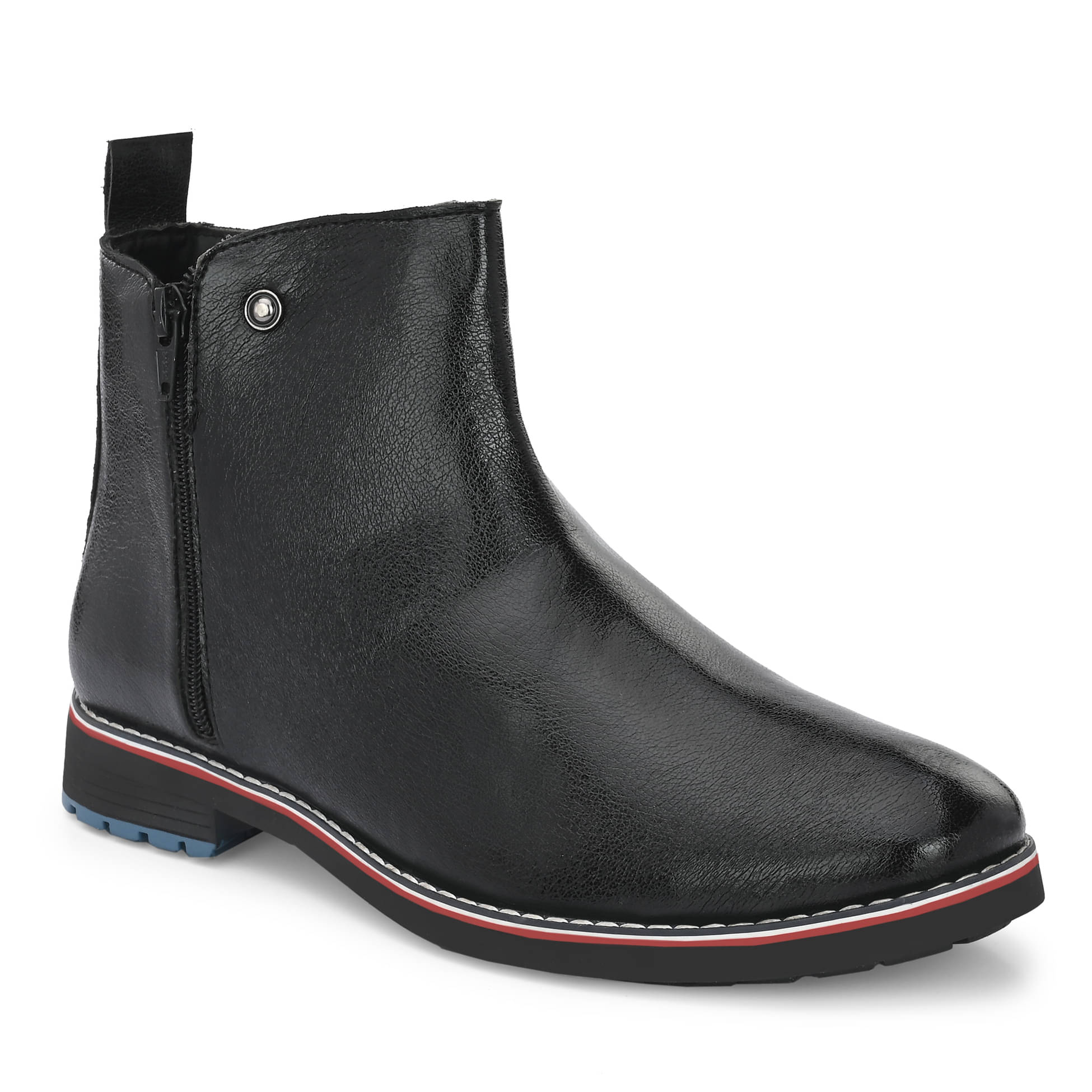     			Leeport - Black Men's Formal Boots