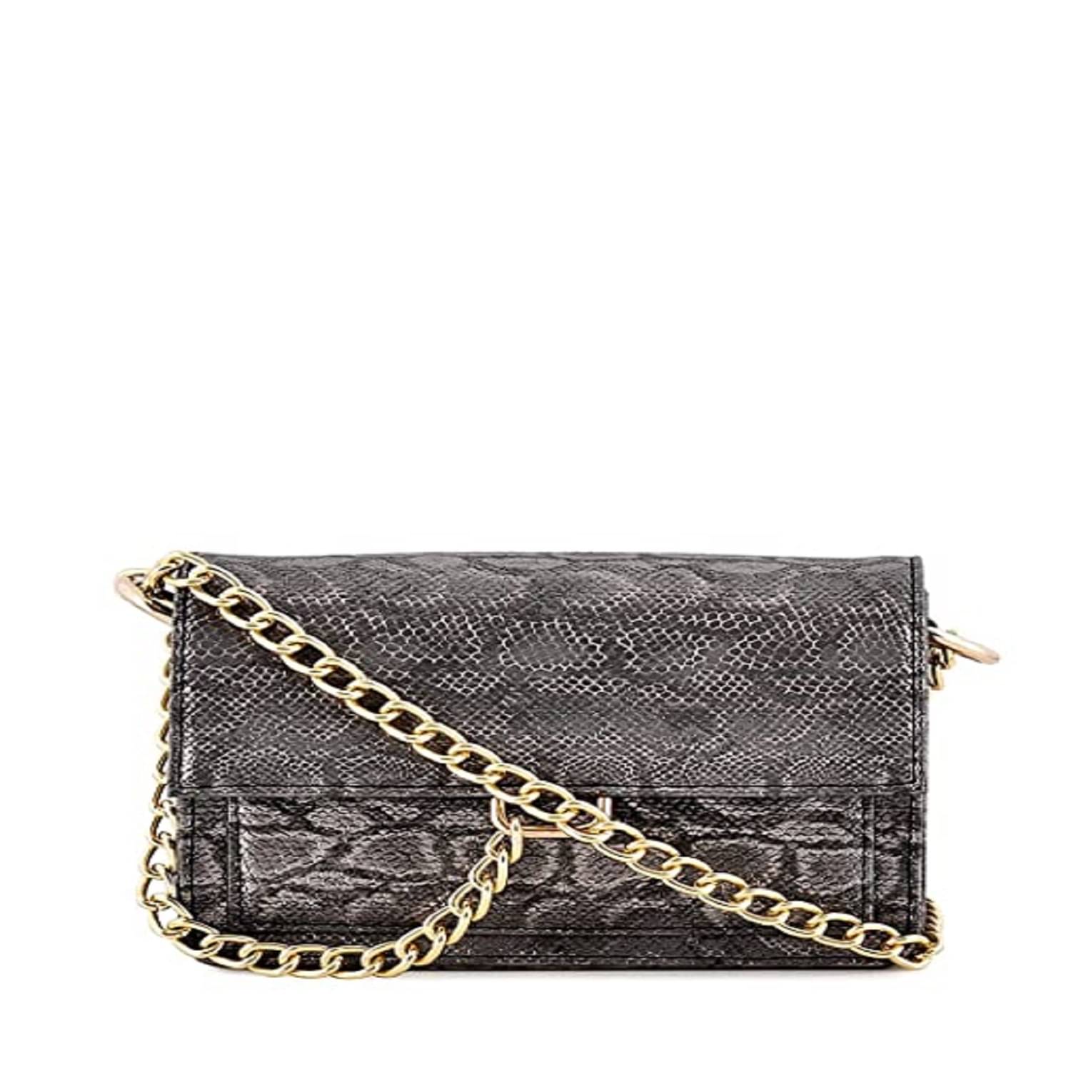     			Lychee Bags Sling Bag PU Set of 1 ( Dark Grey )