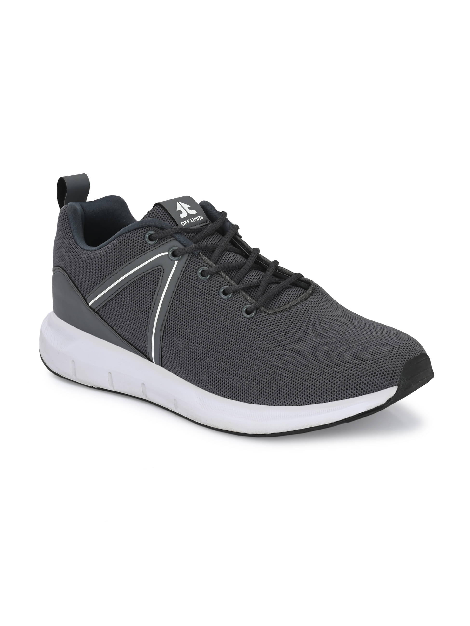     			OFF LIMITS - BRAVO B&T Gray Men's Sports Running Shoes