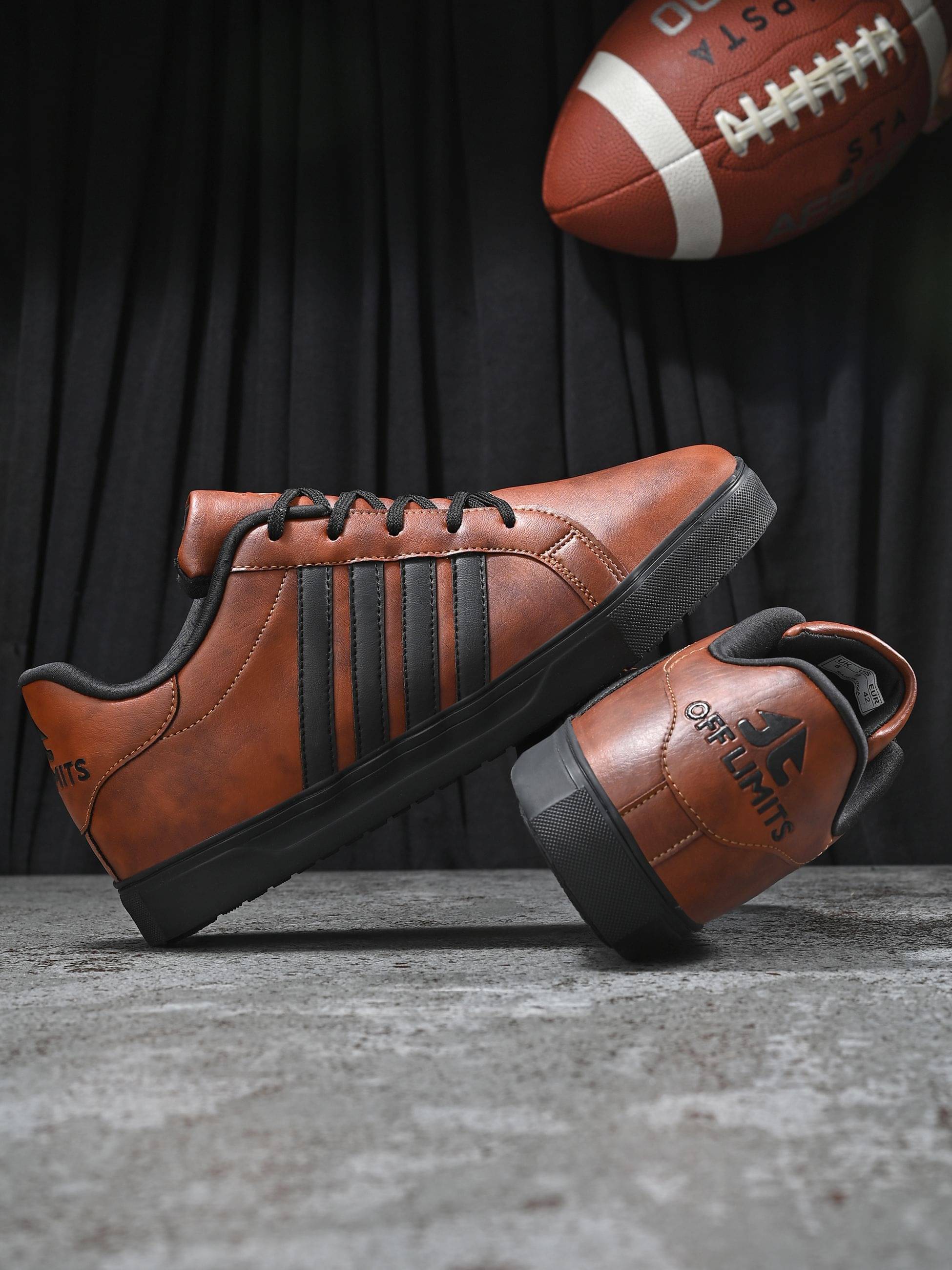     			OFF LIMITS - STANFORD Tan Men's Sports Running Shoes