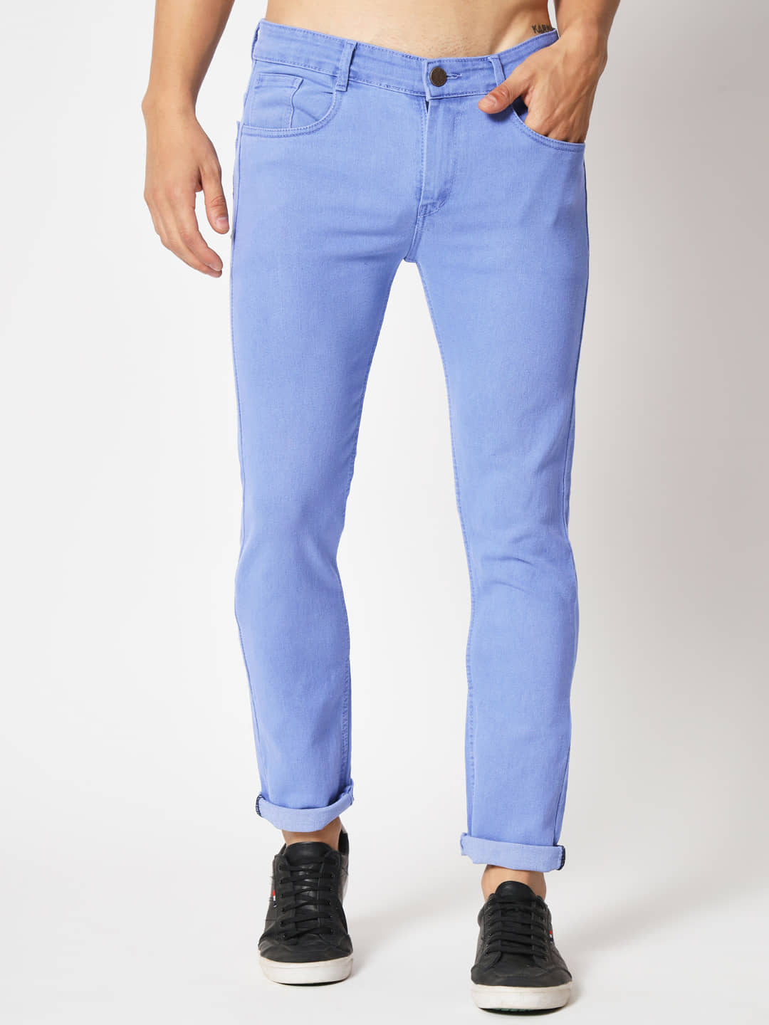 RAGZO - Blue Denim Slim Fit Men's Jeans ( Pack of 1 ) - Jeans | Buy online on ZillyBuy