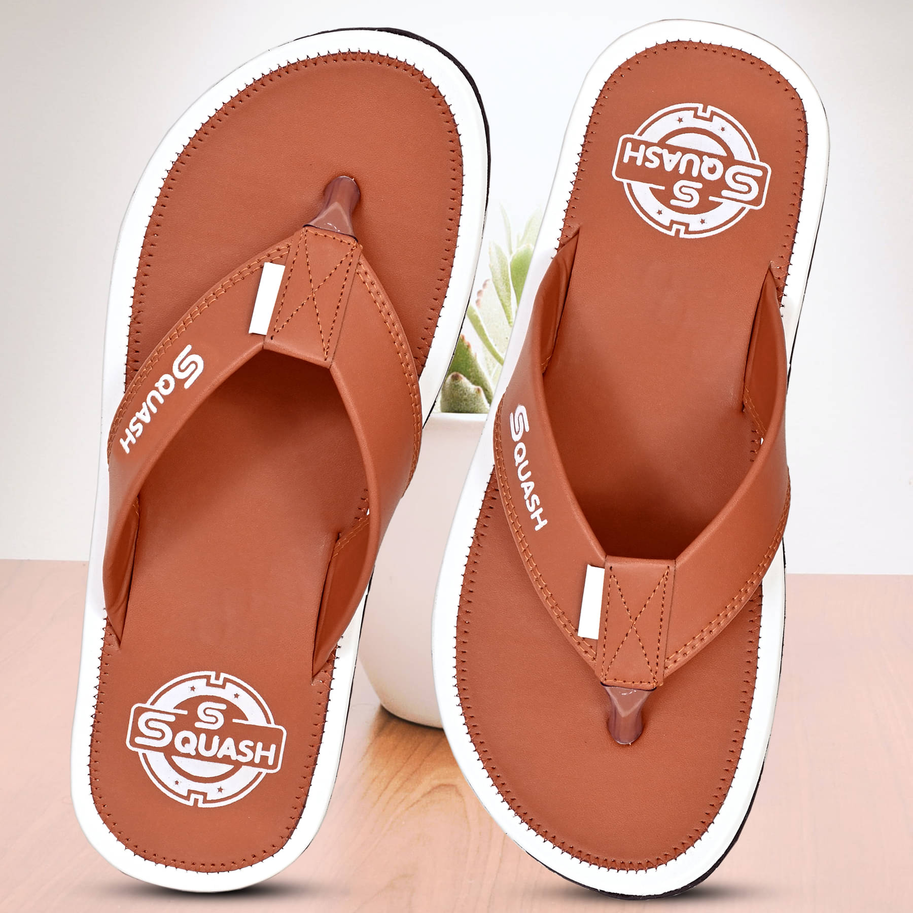     			Squash - Rust Men's Thong Flip Flop