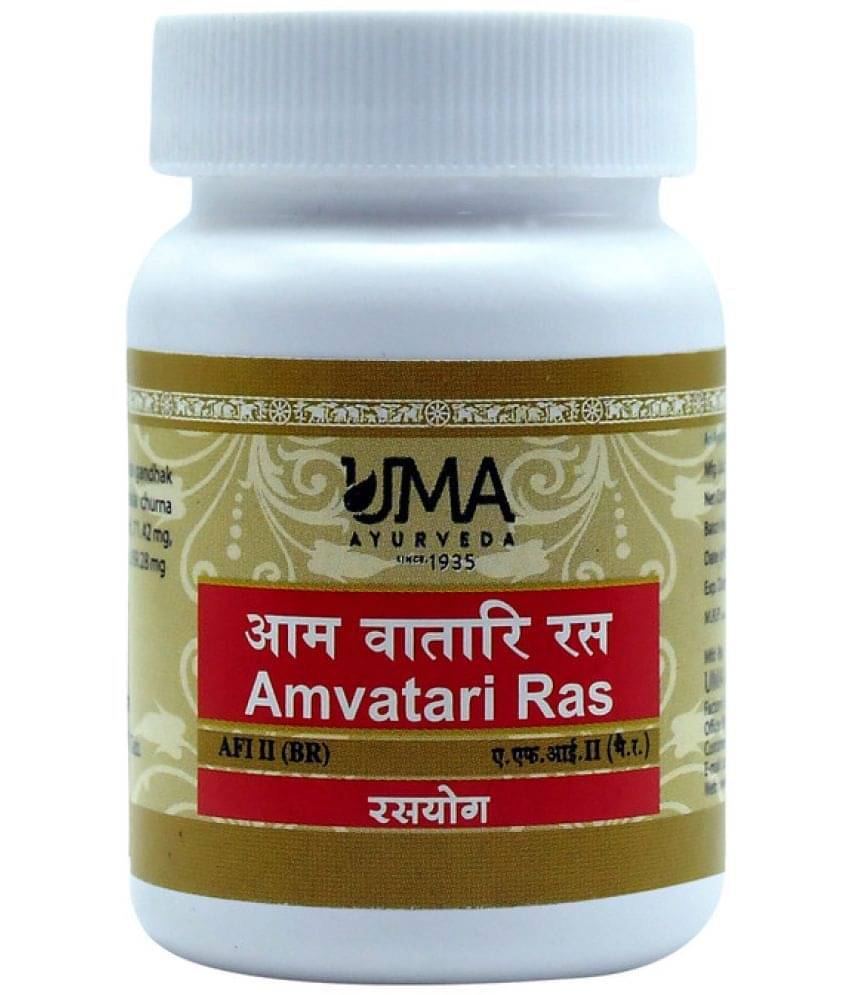 UMA AYURVEDA Amvatari Ras Tablet for Bone Joint and Muscle Care 40 No.s (Pack of 2) UMA AYURVEDA Amvatari Ras Tablet for Bone Joint and Muscle Care 40 No.s (Pack of 2)