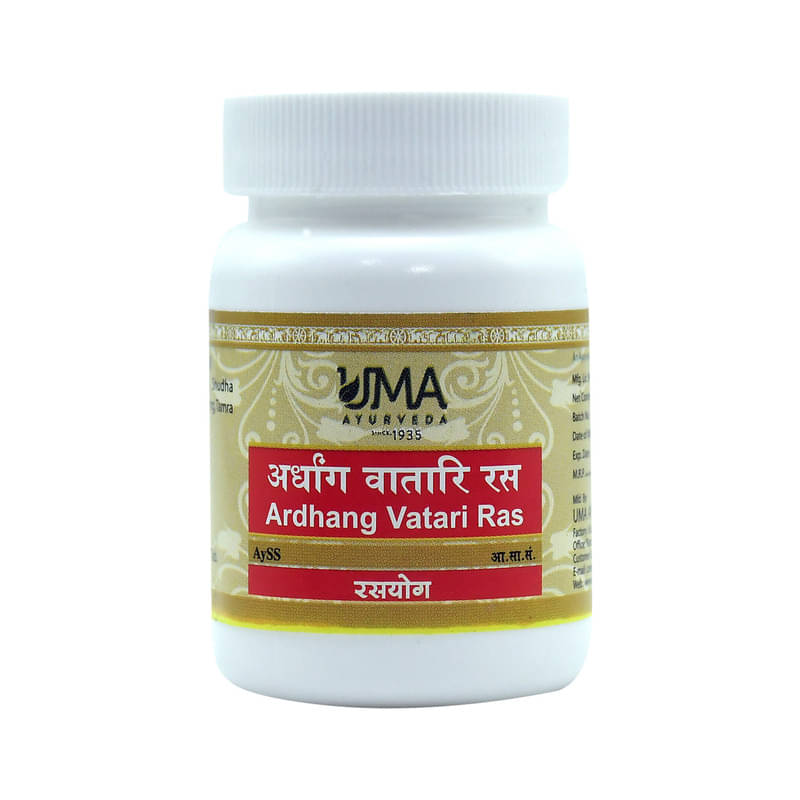     			UMA AYURVEDA Ardhangvatari Ras Tablet for Neurological Diseases, Hemiplagia 40 No.s (Pack of 1)