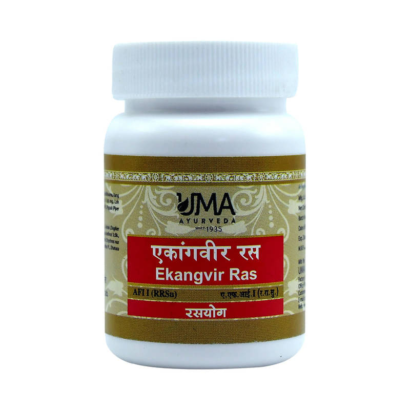 UMA AYURVEDA Ekangvir Ras Tablet for Bone Joint and Muscle Care 80 No.s (Pack of 1) UMA AYURVEDA Ekangvir Ras Tablet for Bone Joint and Muscle Care 80 No.s (Pack of 1)