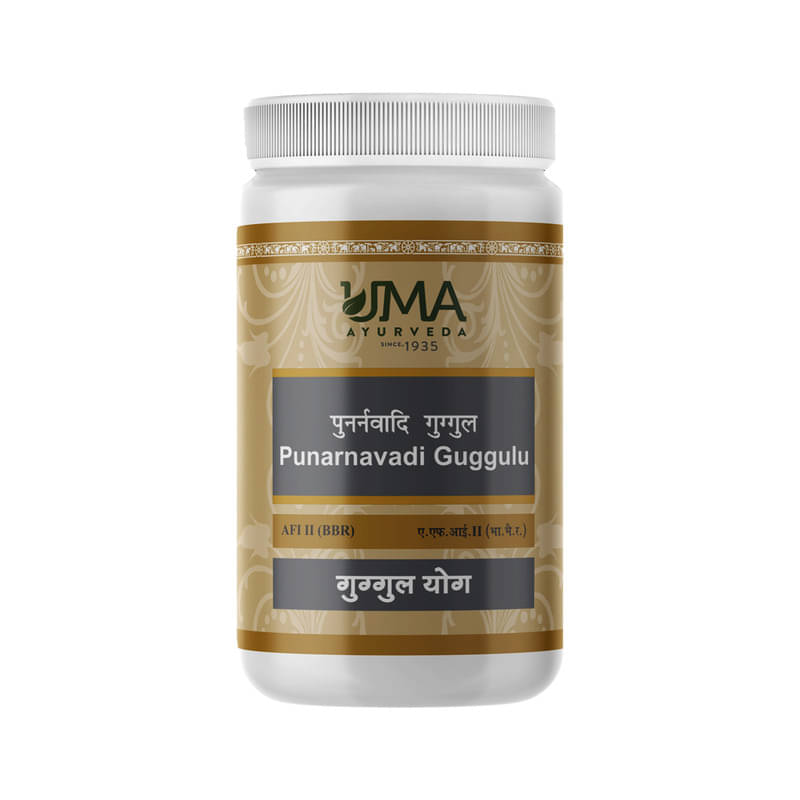     			Uma Ayurveda Punarnavadi Guggulu Tablet for Swelling Relief 80 No.s (Pack of 1)