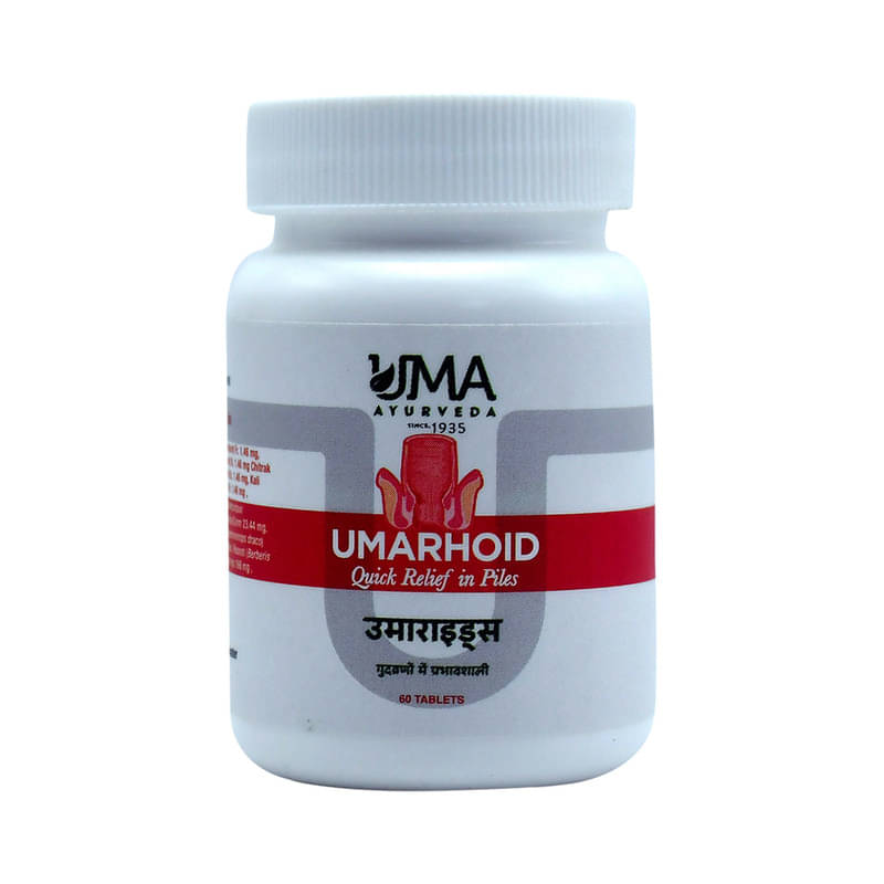     			Uma Ayurveda Umarhoid Tablet for Piles 60 No.S (Pack of 1)
