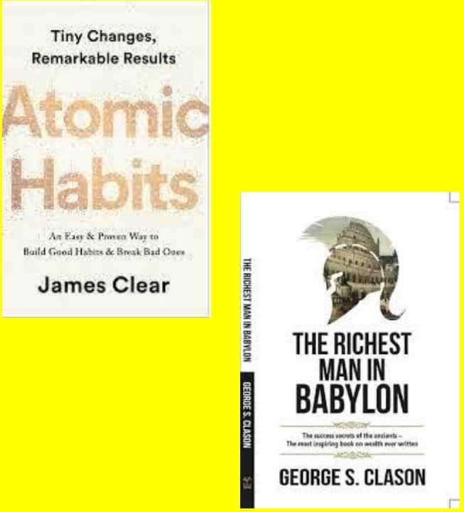 Atomic Habits + The Richest Man In Babylon - Stationery | Buy online on ZillyBuy