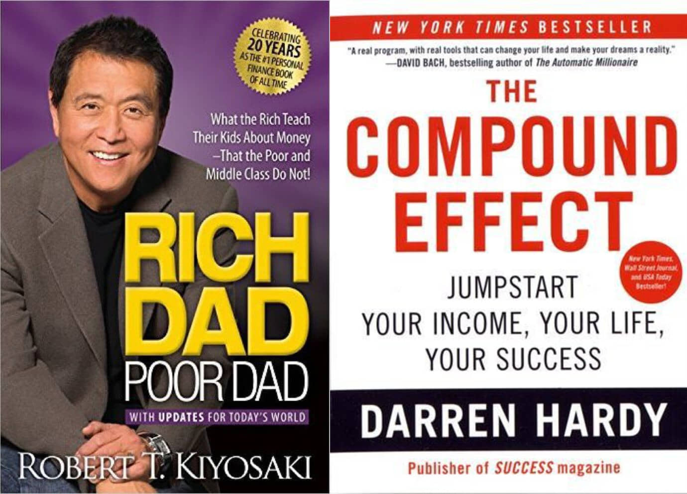 (Combo of 2 Books) Rich Dad Poor Dad & Compound Effect (English, Paperback)