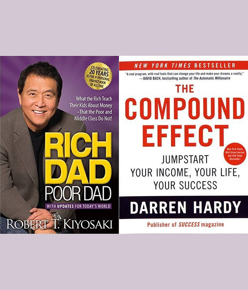 (Combo of 2 Books) Rich Dad Poor Dad & Compound Effect (English, Paperback) - Stationery | Buy online on ZillyBuy