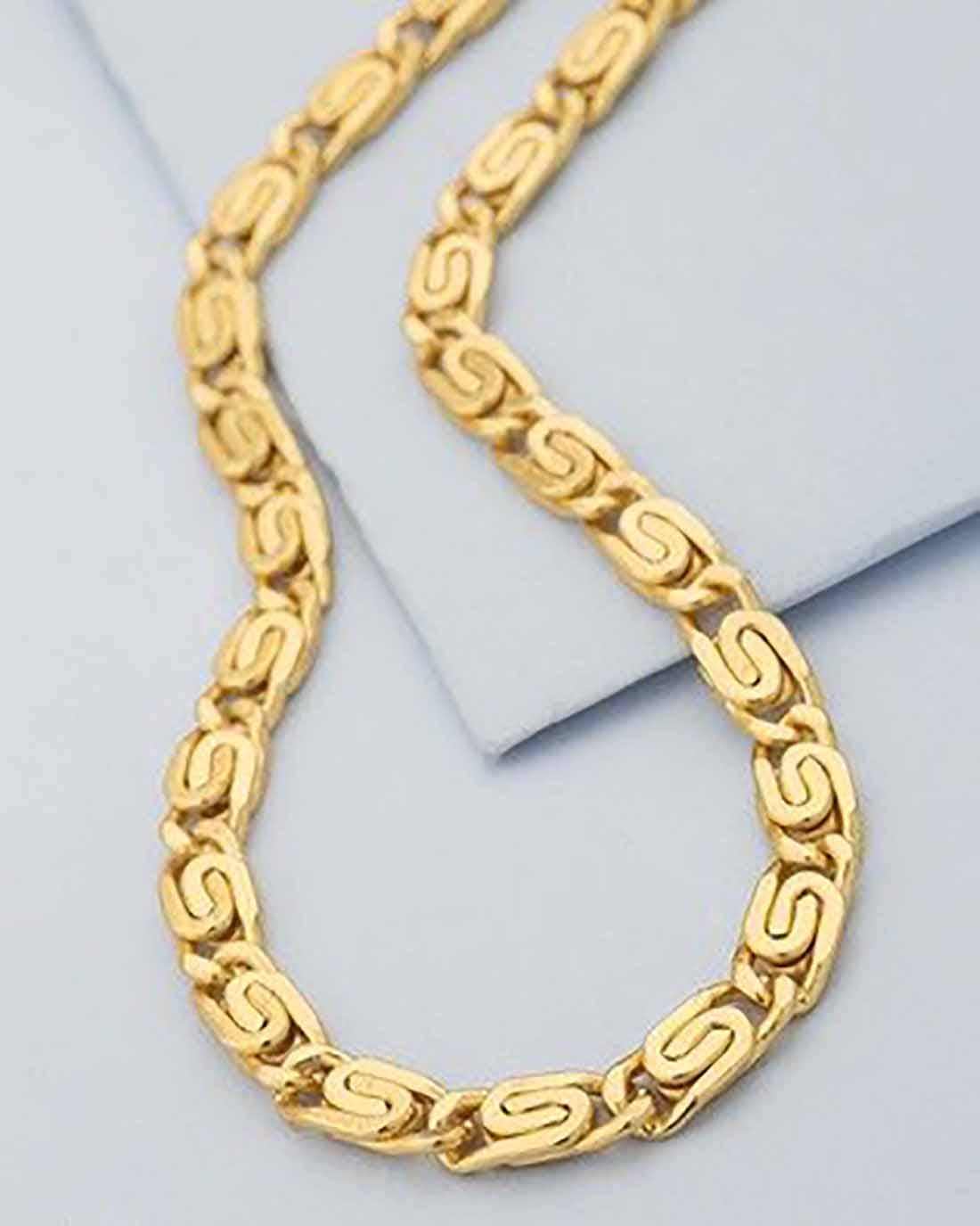 FASHION FRILL Gold Plated Brass Chain ( Pack of 1 )