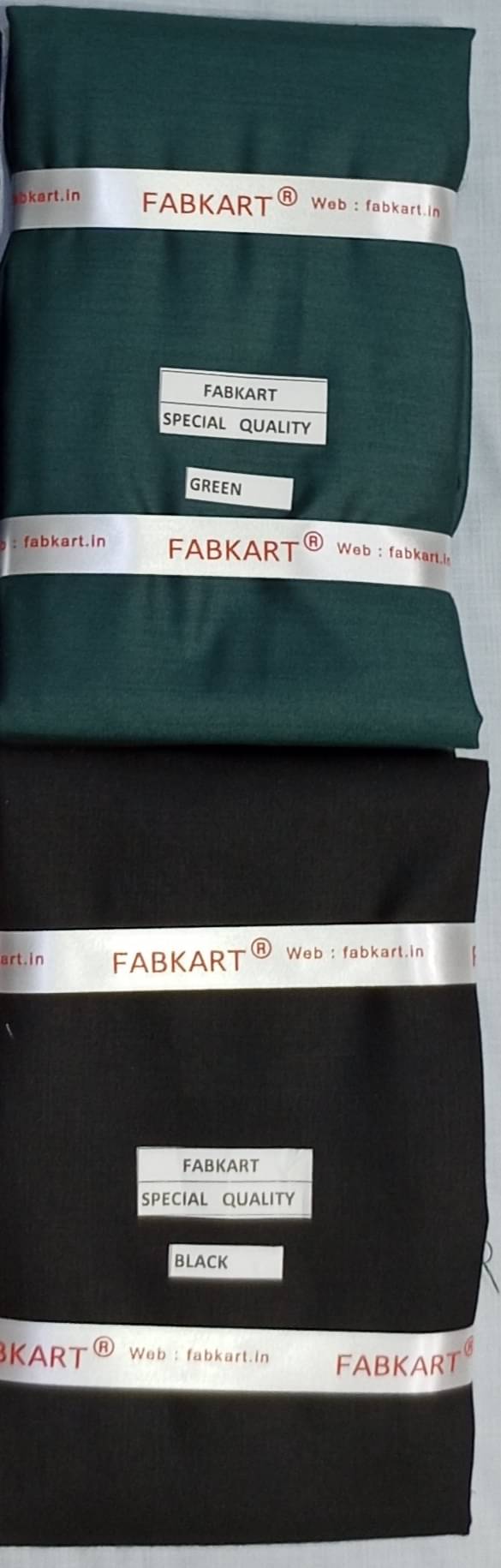     			Fabkart - Multicolor Polyester Blend Men's Unstitched Shirt Piece ( Pack of 2 )