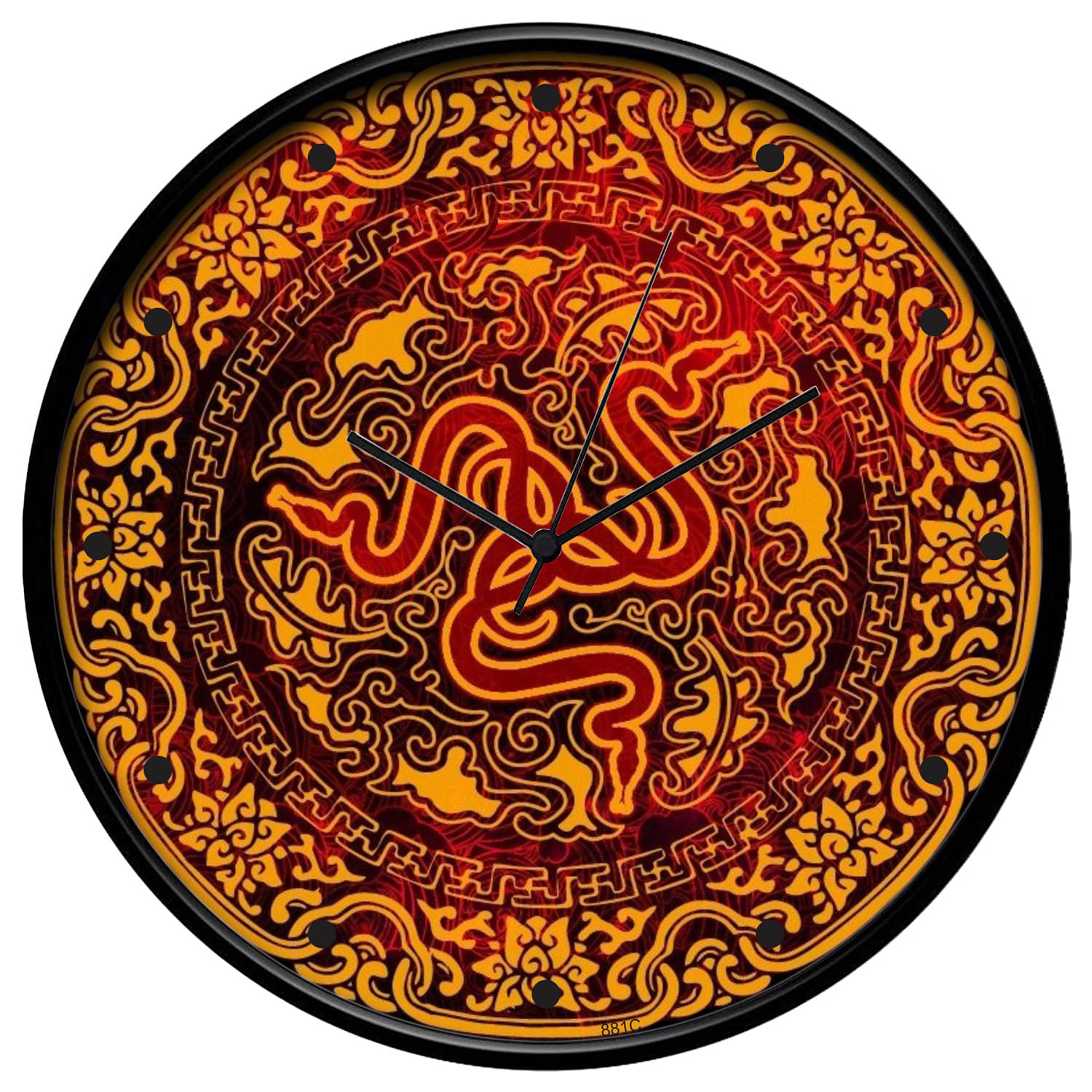     			IIK COLLECTION - Circular Analog Wall Clock
