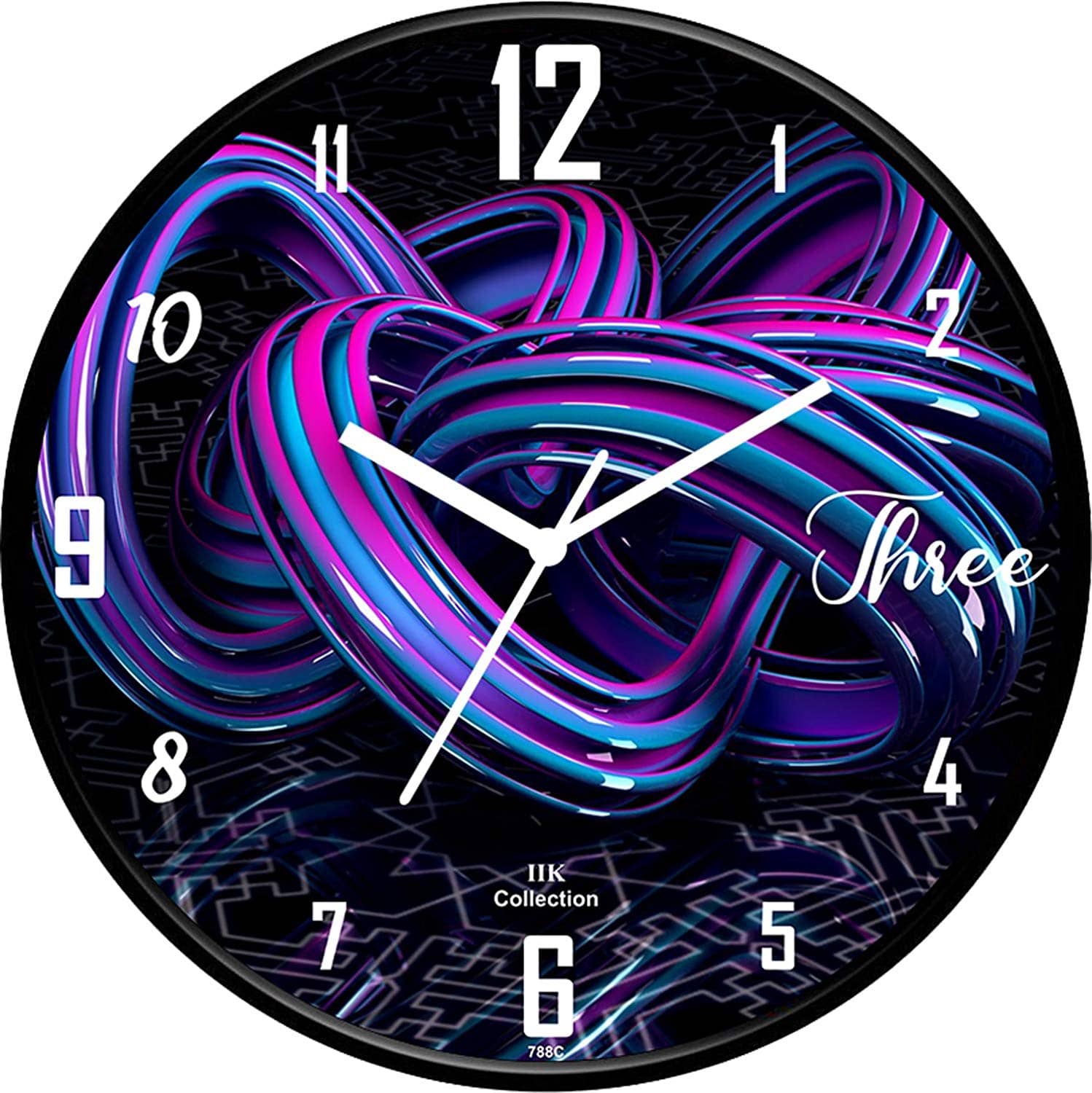IIK COLLECTION - Circular Analog Wall Clock
