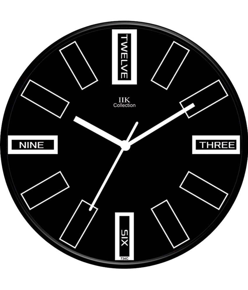 IIK COLLECTION - Circular Analog Wall Clock