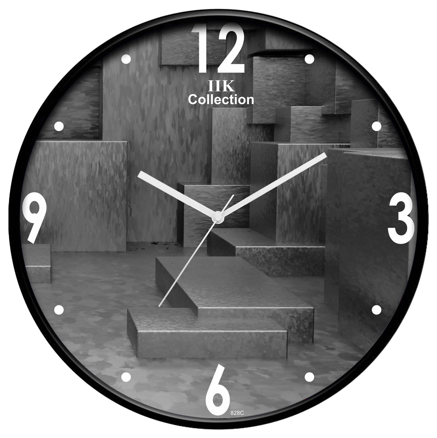     			IIK COLLECTION - Circular Analog Wall Clock