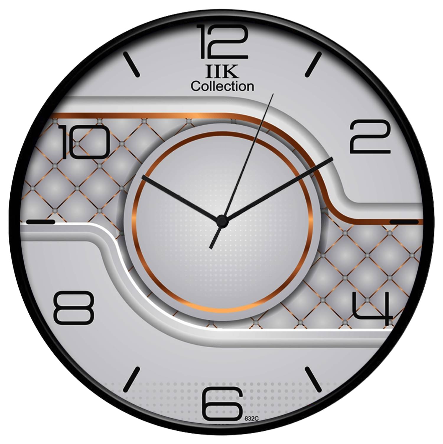     			IIK COLLECTION - Circular Analog Wall Clock