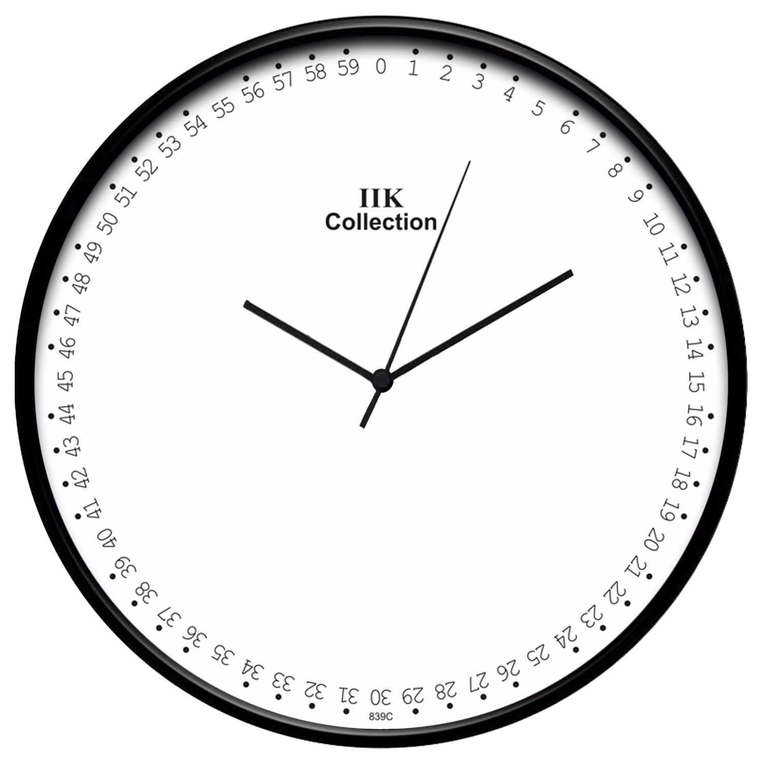 IIK COLLECTION - Circular Analog Wall Clock