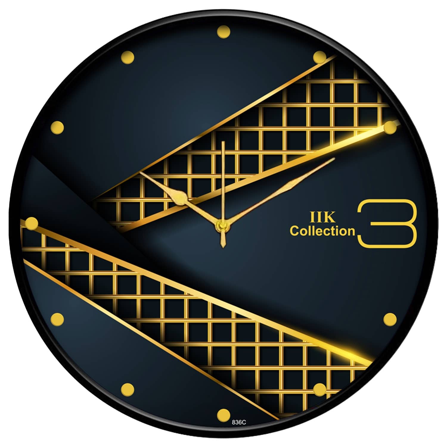 IIK COLLECTION - Circular Analog Wall Clock