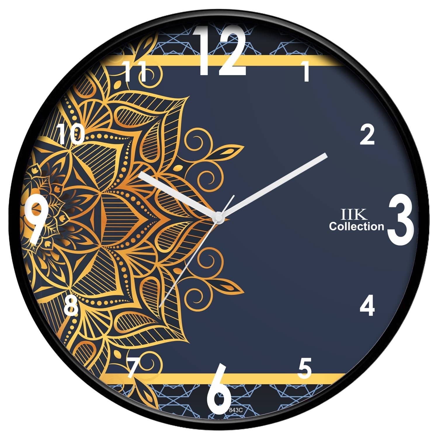 IIK COLLECTION - Circular Analog Wall Clock