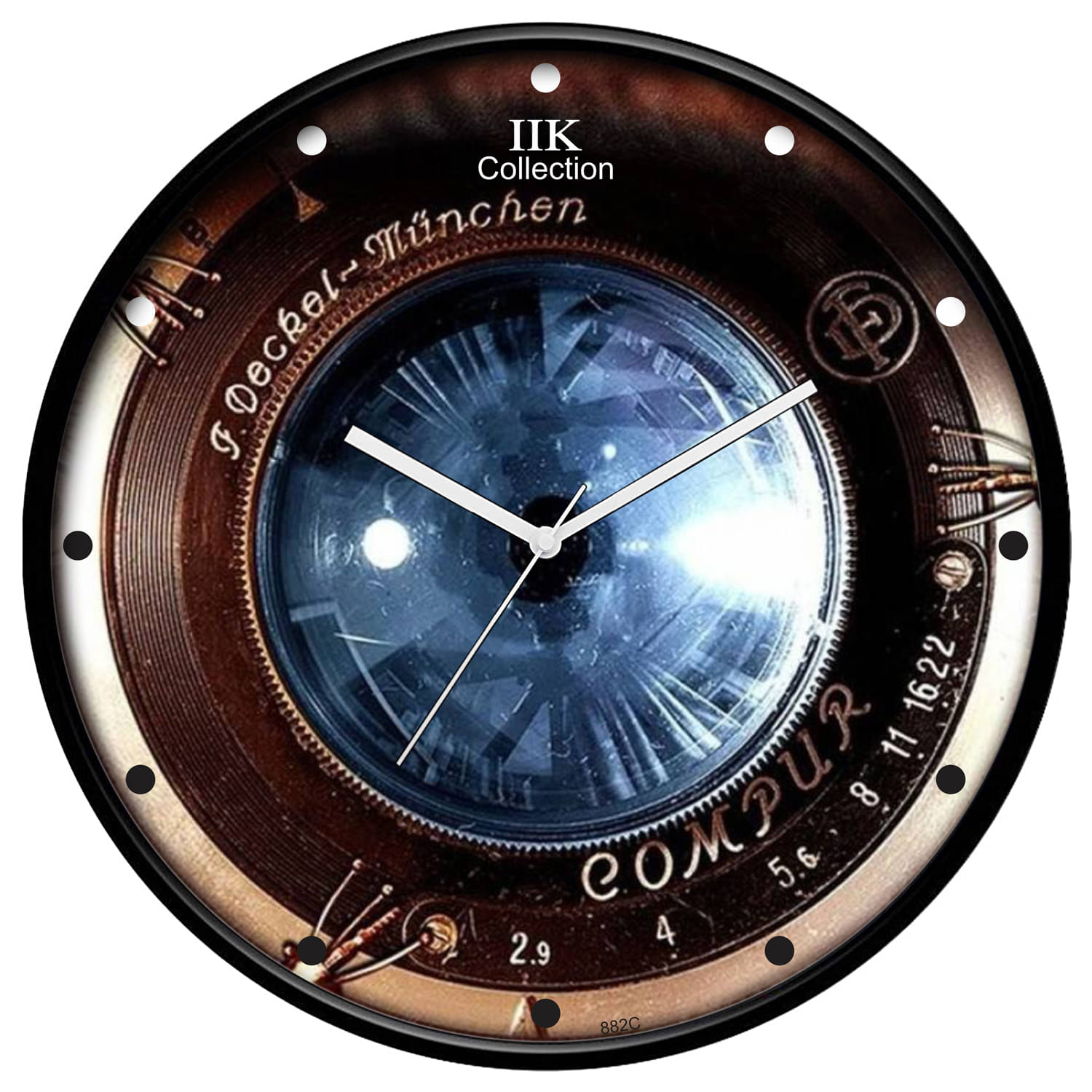     			IIK COLLECTION - Circular Analog Wall Clock
