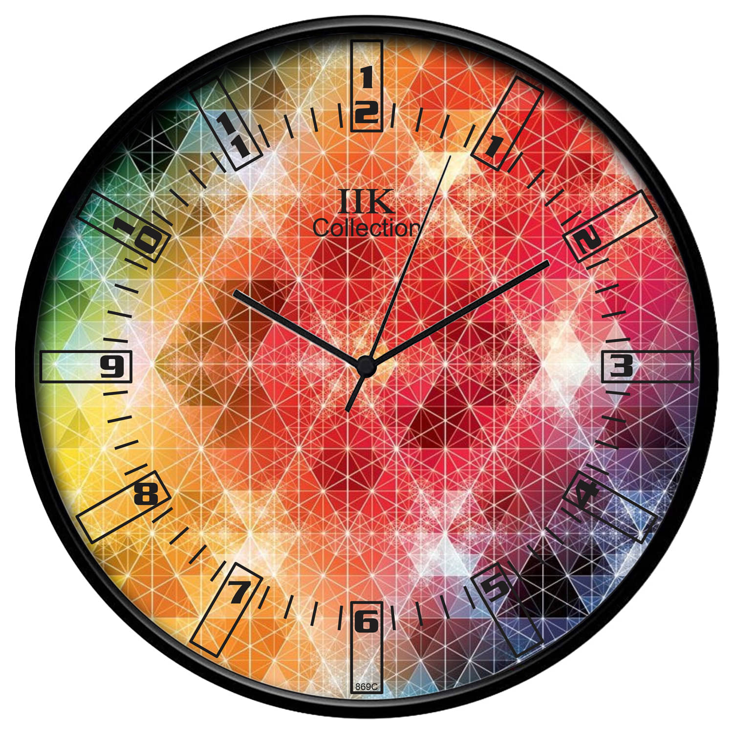     			IIK COLLECTION - Circular Analog Wall Clock