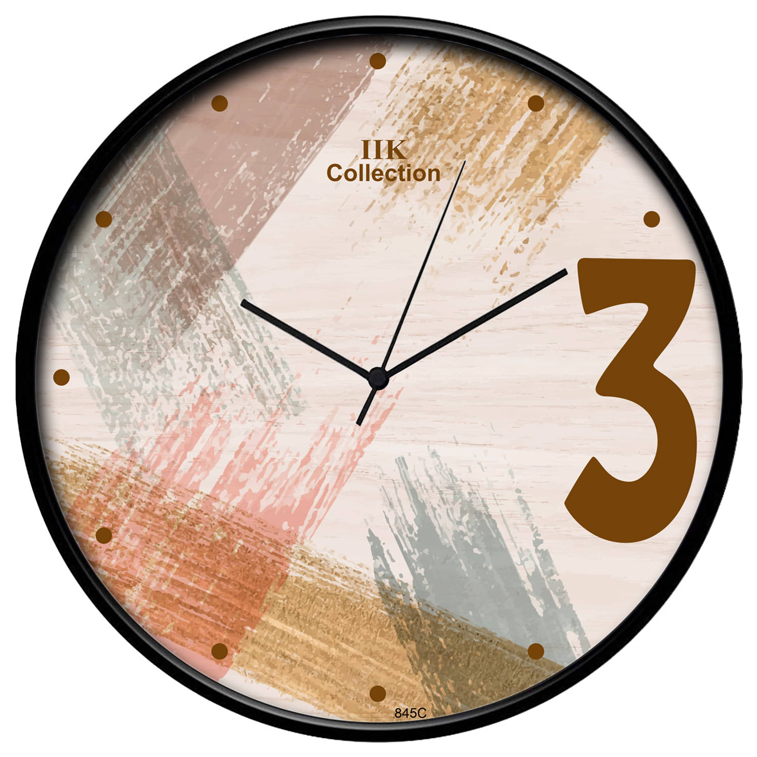     			IIK COLLECTION - Circular Analog Wall Clock