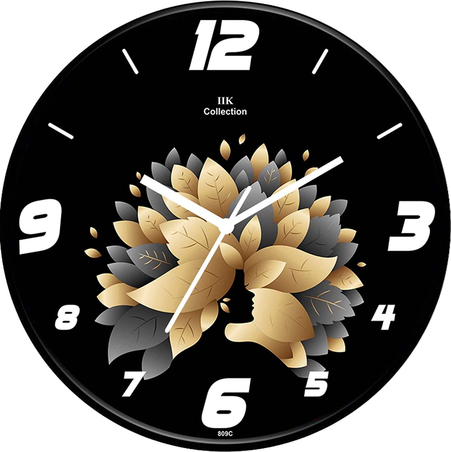     			IIK COLLECTION - Circular Analog Wall Clock