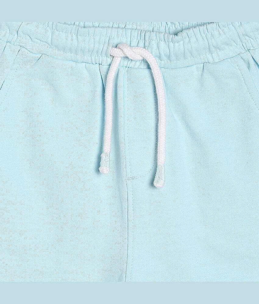 MINI KLUB Pack of 1 Cotton Shorts For Boys ( Blue )