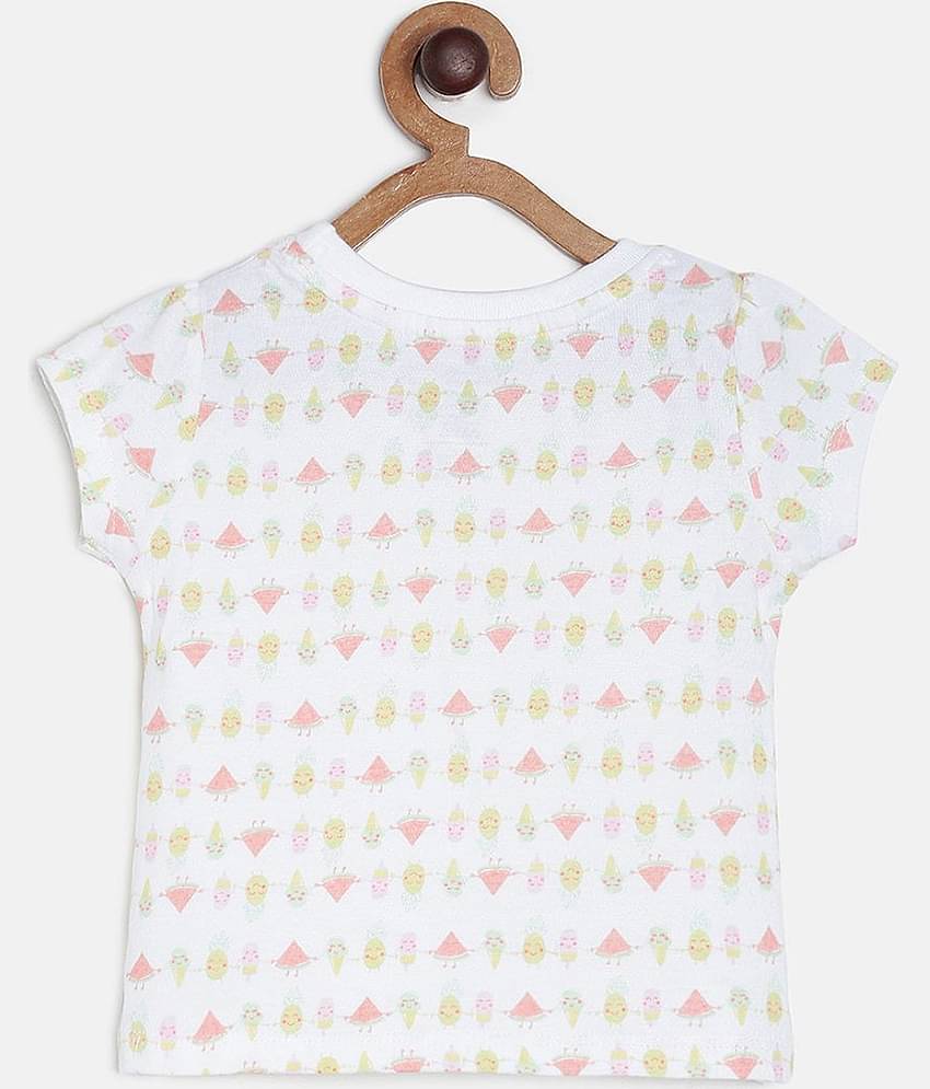 MINI KLUB Pack of 1 Baby Girls Cotton Top ( Multi )