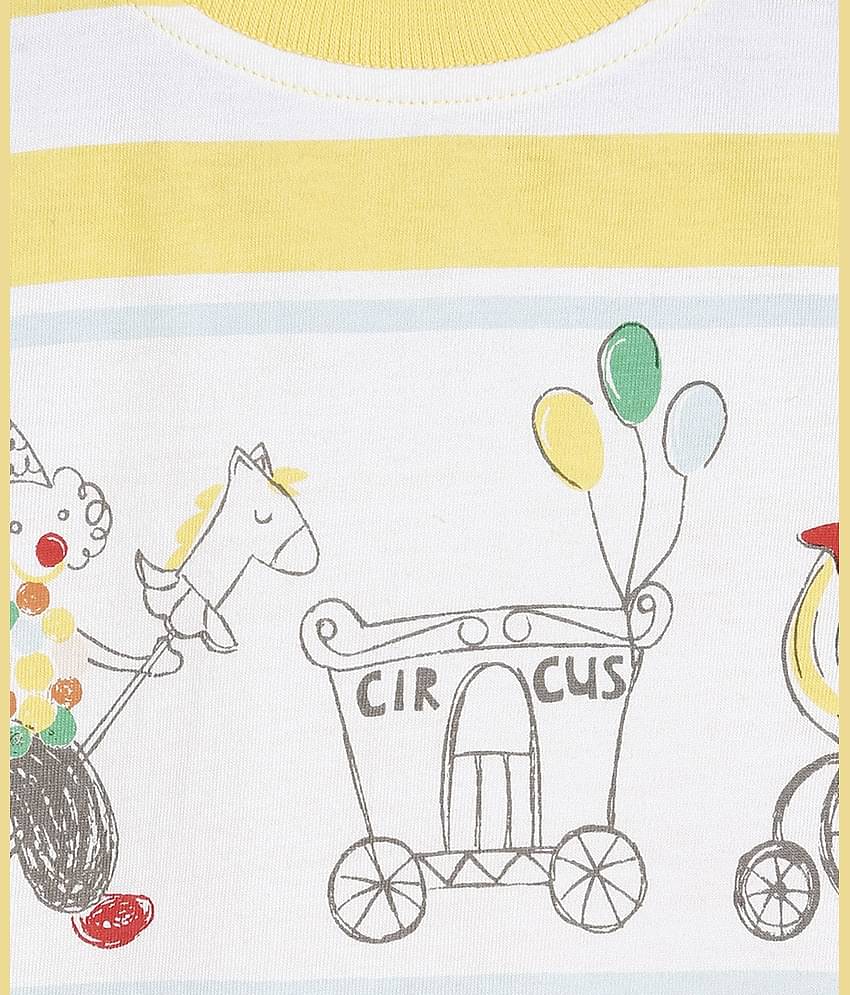 MINI KLUB Pack of 1 Unisex for Baby Cotton T-Shirt ( Multi )